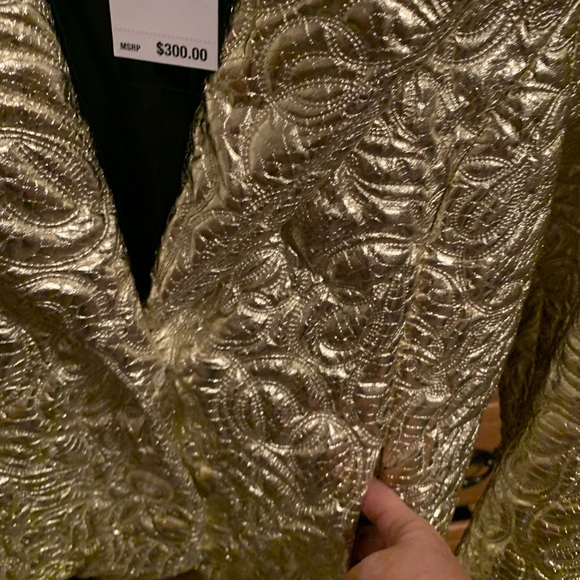Michael Kors shilted gold baraque jacket - Picture 8 of 9